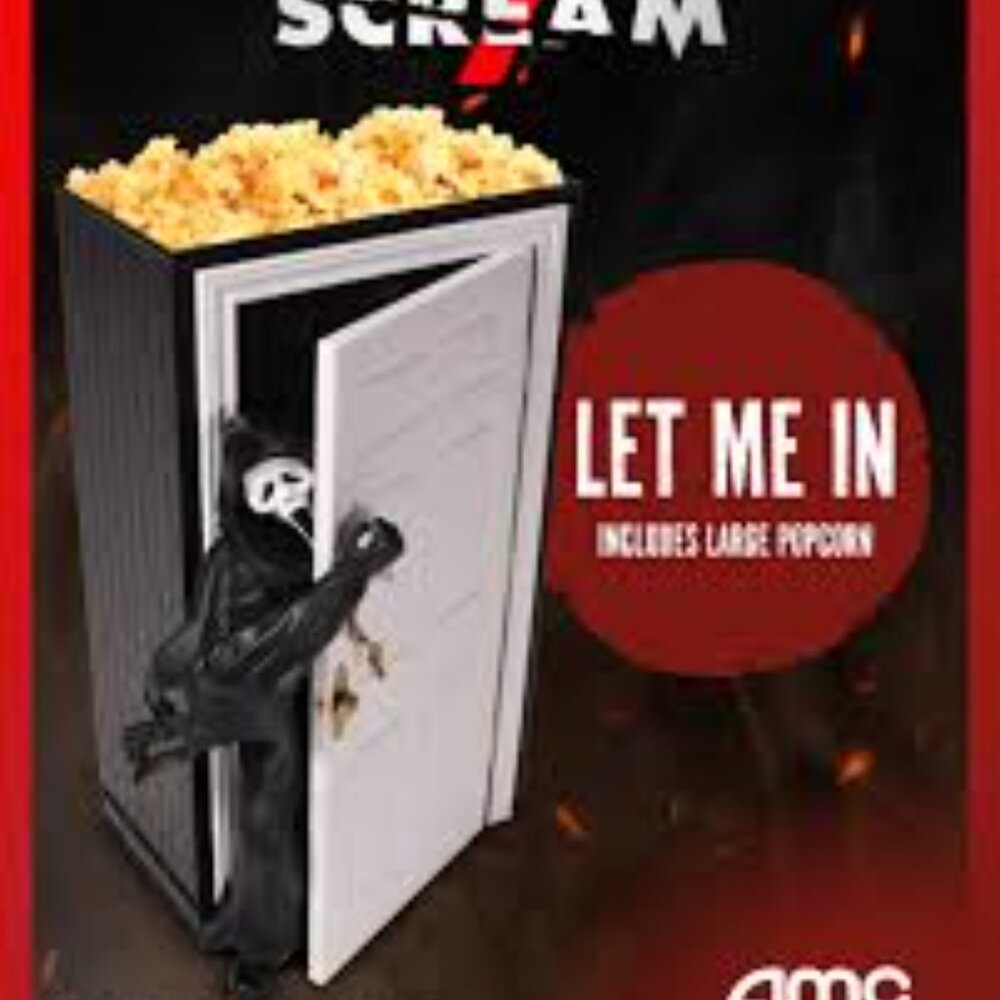 Scream 7 Popcorn Bucket AMC Exclusive Ghostface